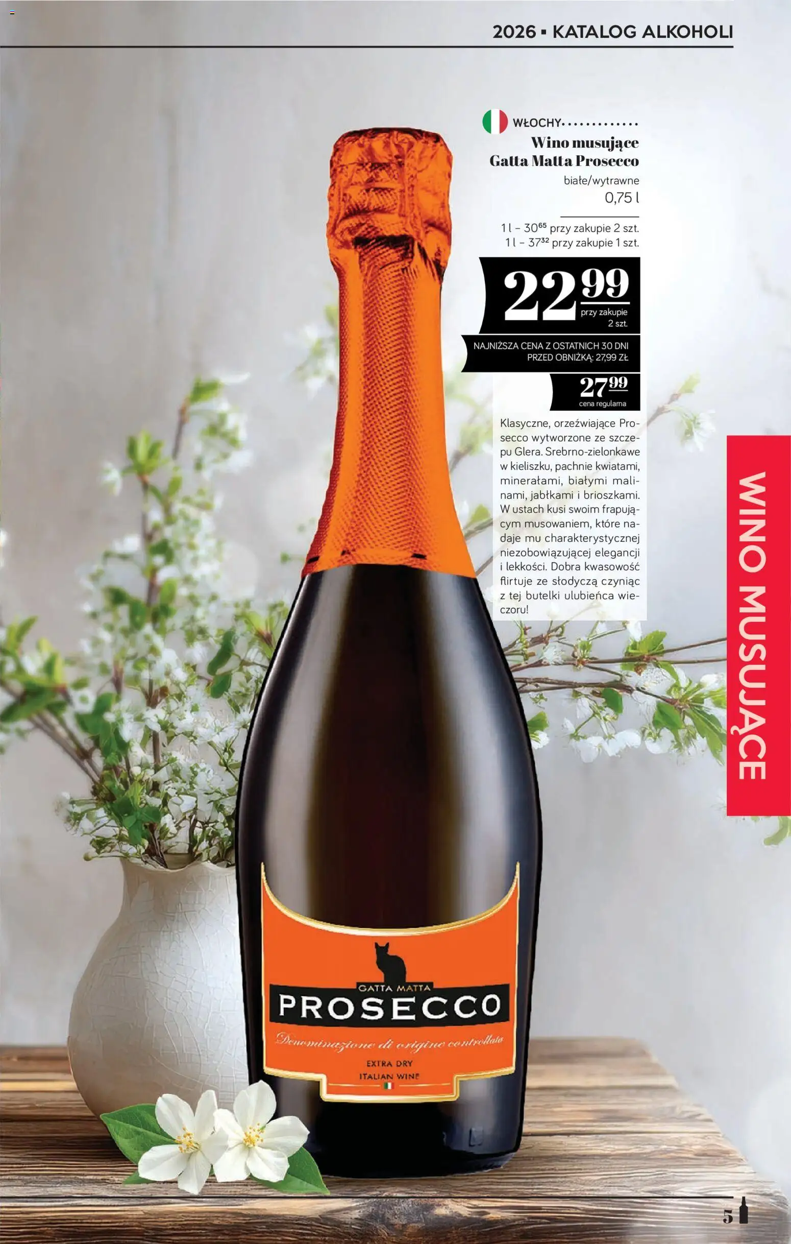 POLOmarket katalog - Alkoholi od 09.04.2026 | Strona: 5 | Produkty: Gatta, Wino, Prosecco