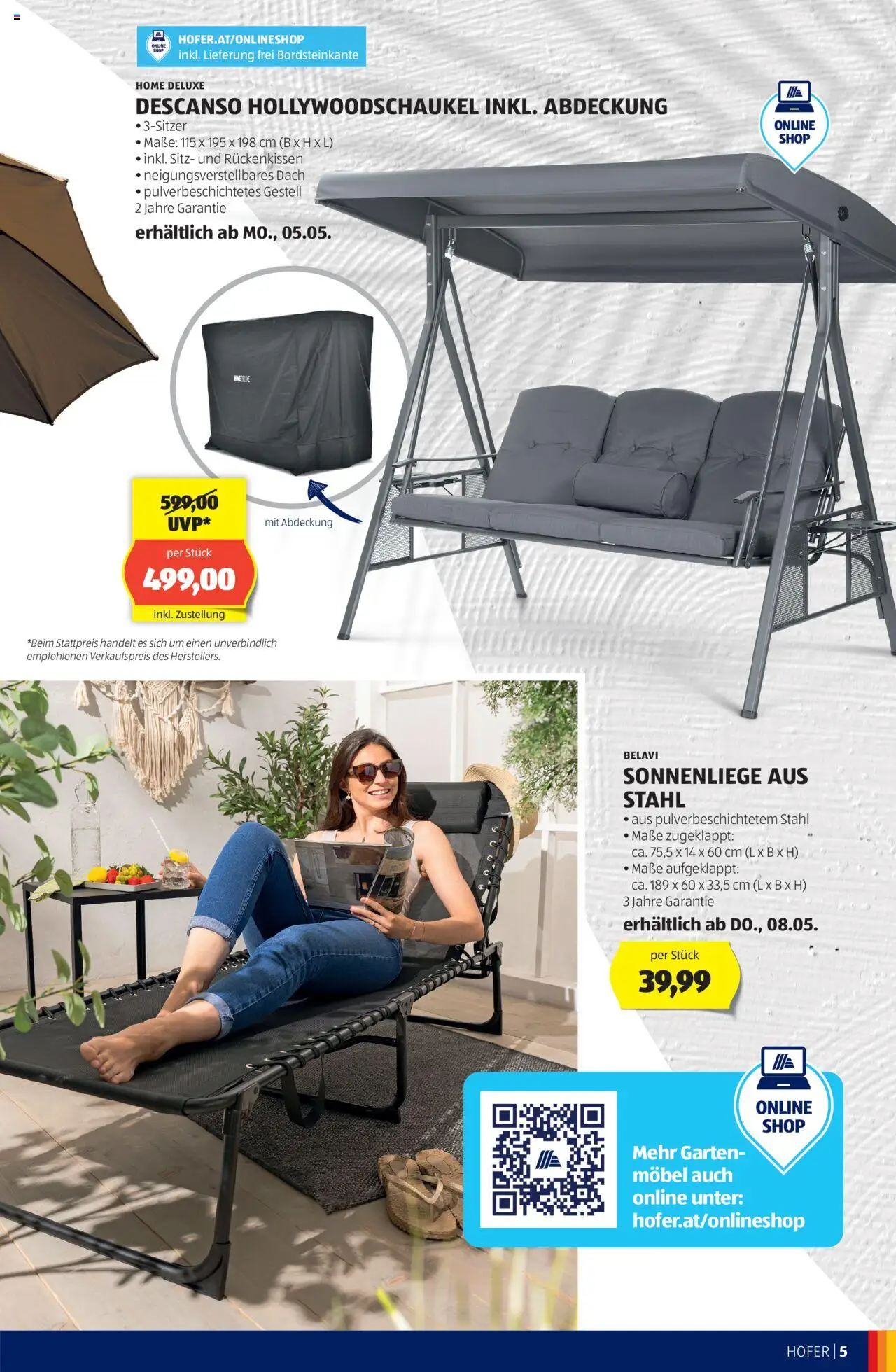 Hofer Frühjahr-/Sommerkatalog gültig ab 30.04.2025 | Seite: 5