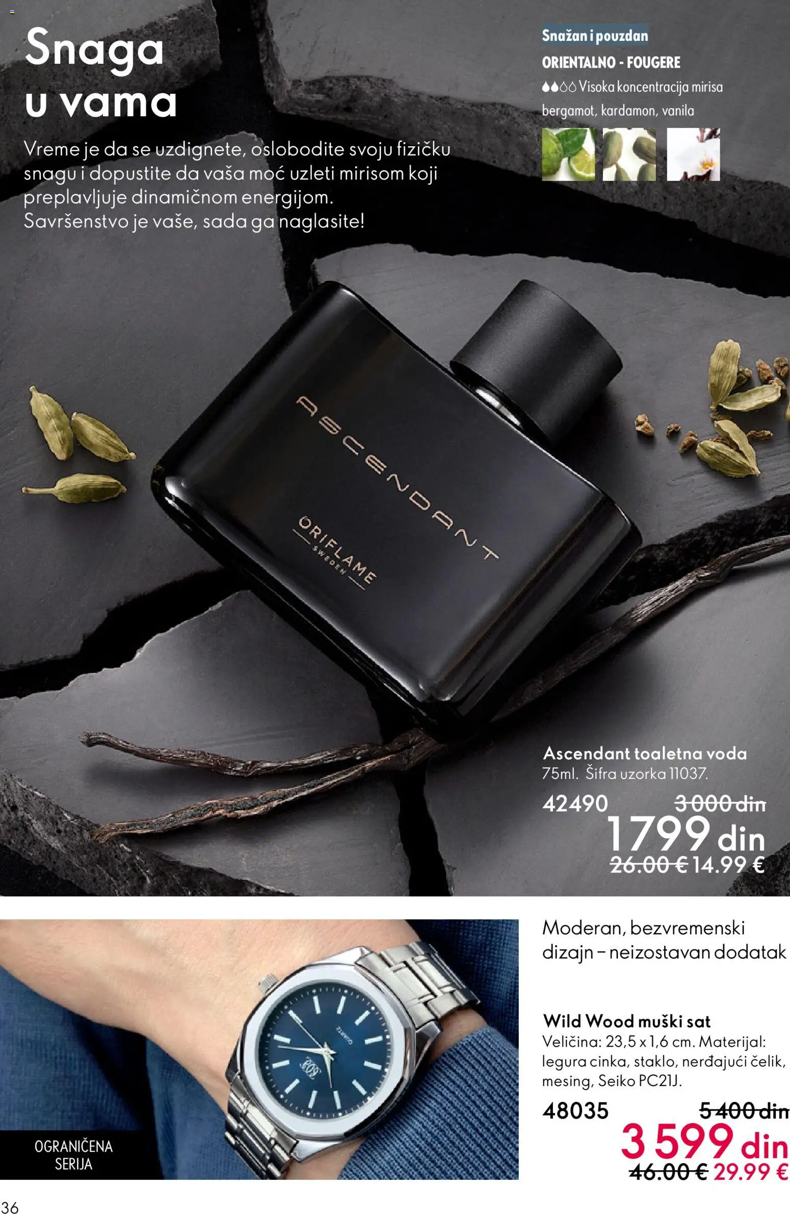 Oriflame katalog - važi od 28.01.2026 | Strana: 36 | Proizvode: Toaletna voda, Voda