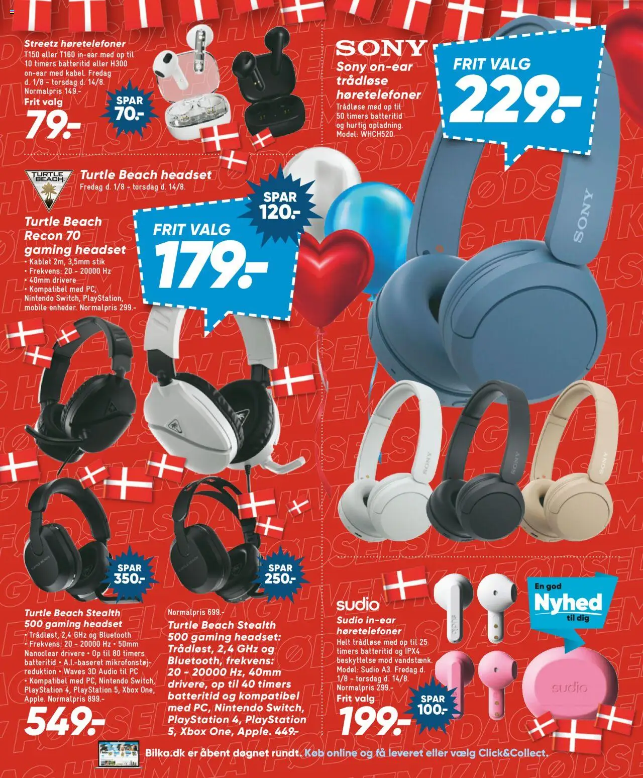 Bilka Tilbudsavis gyldig fra 01.08.2025 | Side: 25 | Produkter: PC, Høretelefoner, Playstation, Xbox