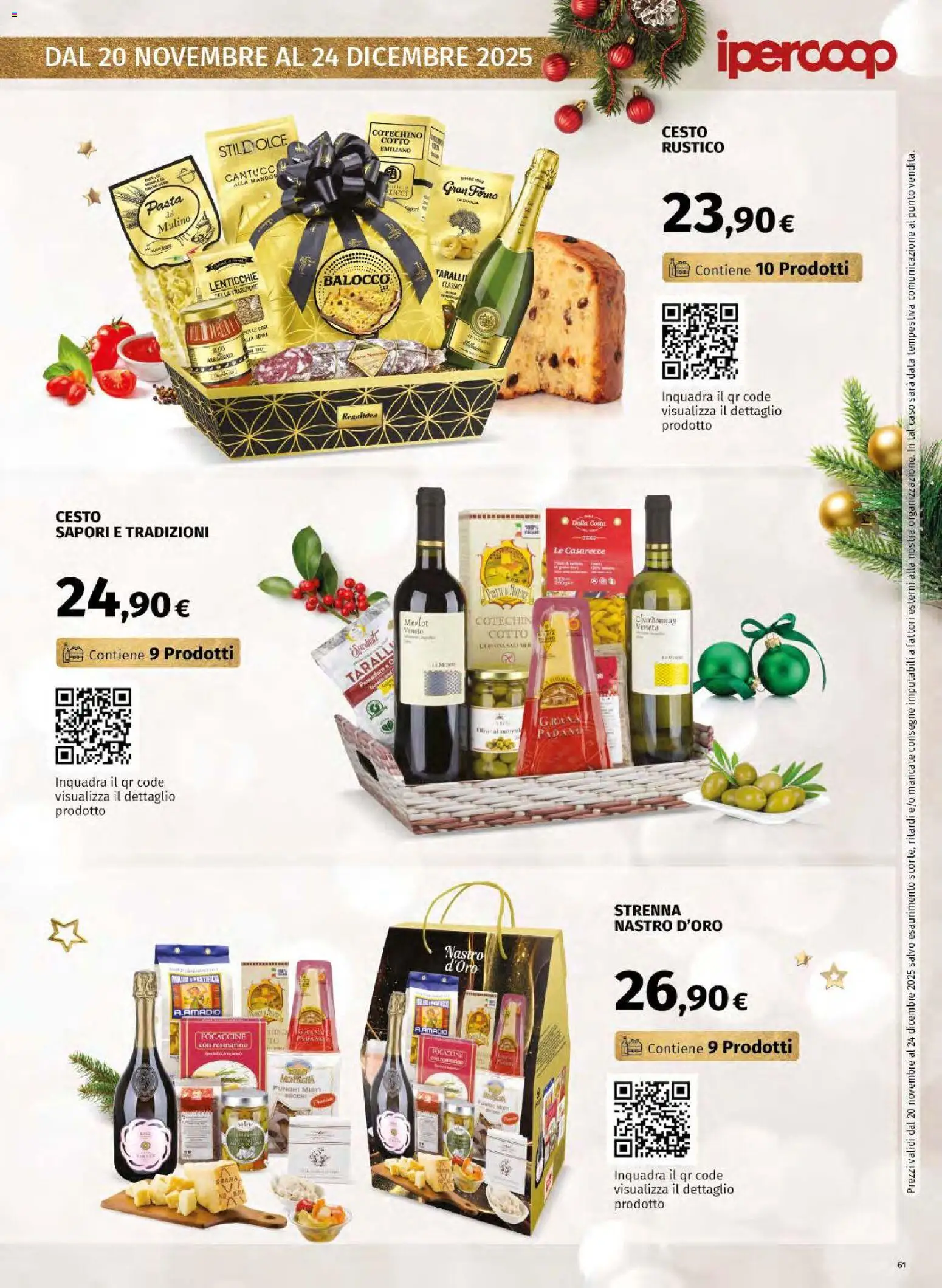 Volantino Ipercoop del 20.11.2025 | Pagina: 61 | Prodotti: Rosmarino, Data, Armadio, Cotechino
