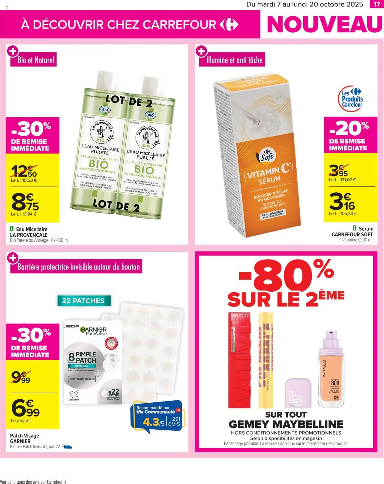 {H1} | Page: 19 | Produits: Serum, Fond de teint, Eau micellaire