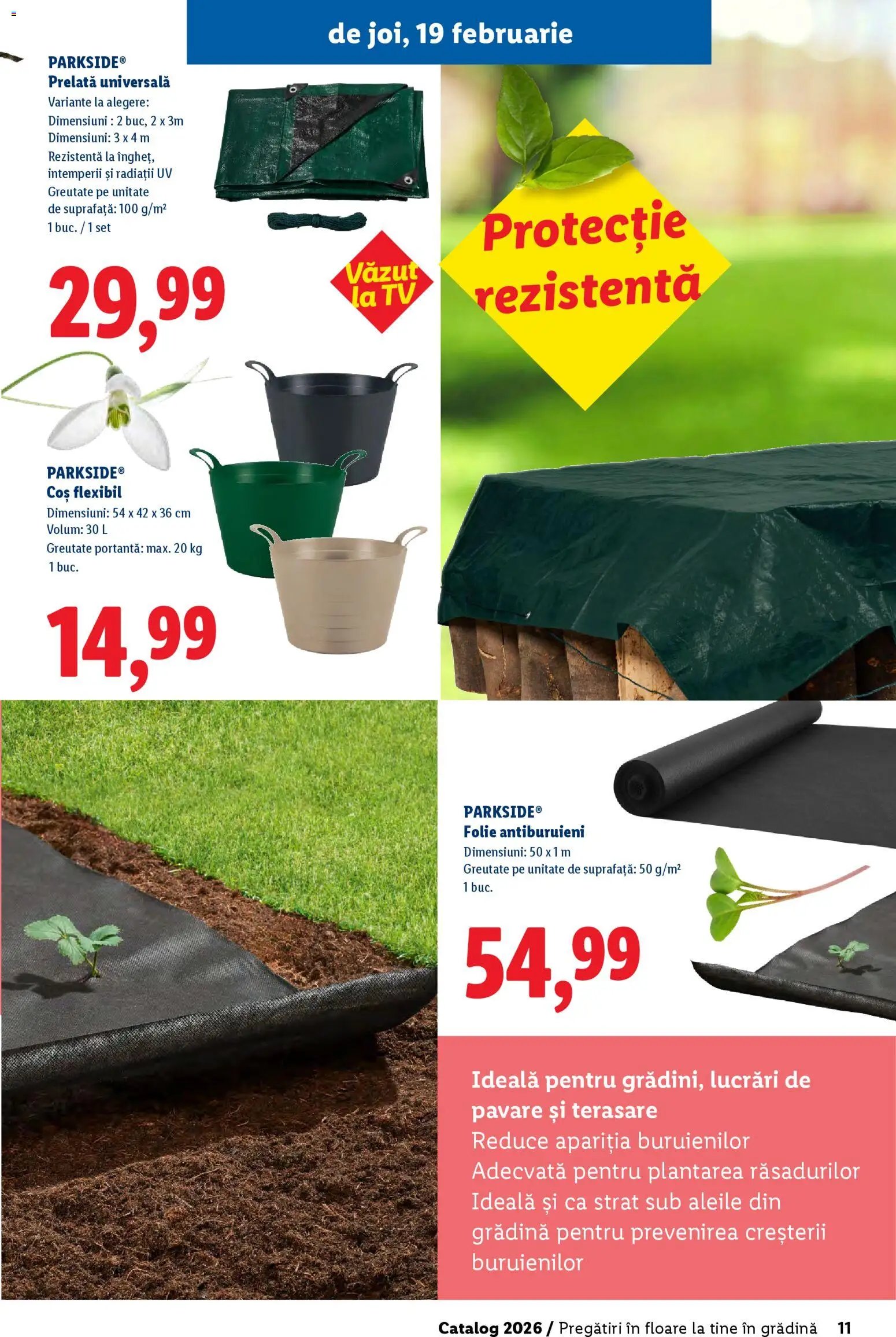 Noul catalog Lidl – valabil de la 19.02.2026 | Pagină: 11 | Produse: Coș