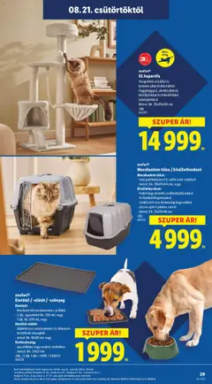 Lidl akciós ujság - amely érvényes a következő dátumtól: 21.08.2025 | Oldal: 29