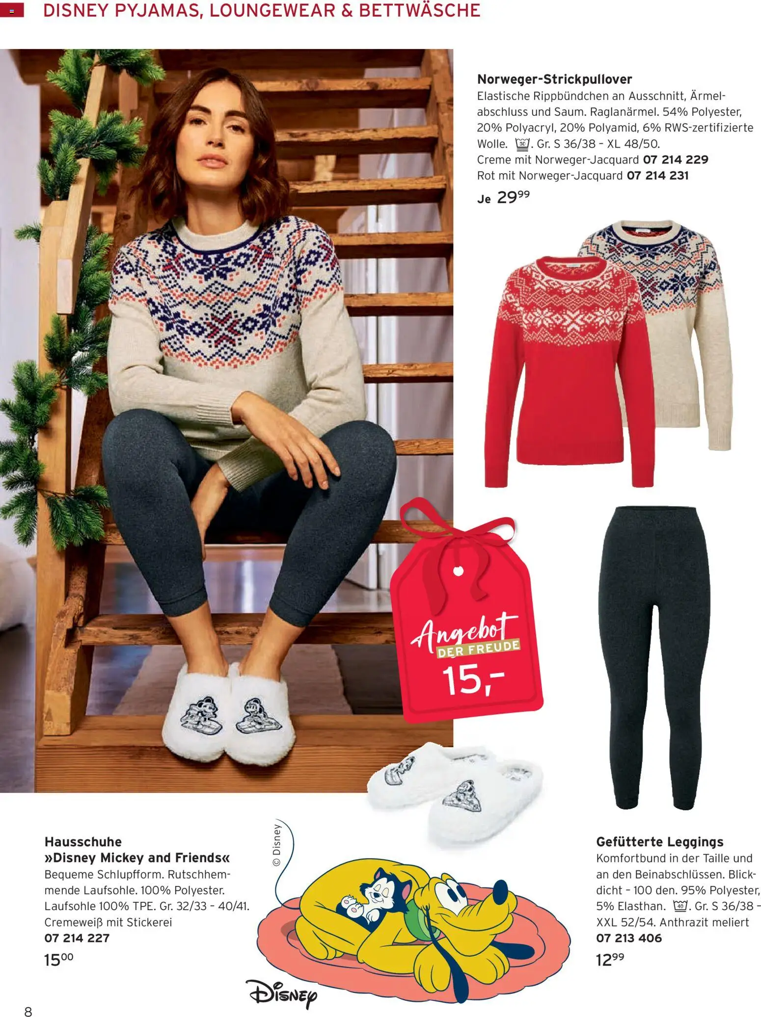 Angebote Tchibo – gültig ab 01.12.2025 | Seite: 8 | Produkte: Bettwäsche, Creme, Leggings, Hausschuhe
