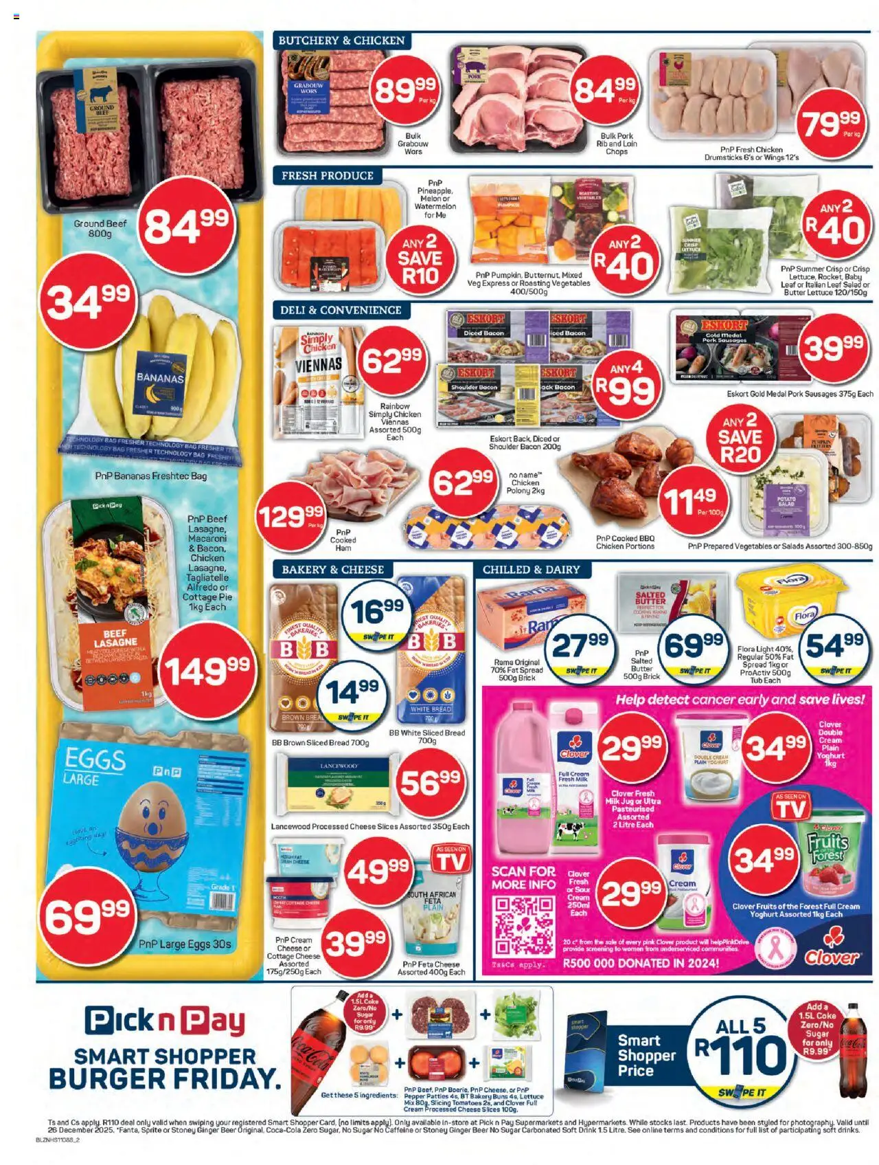 New Pick n Pay catalogue – valid from 07.10.2025 | Page: 2 | Products: Yoghurt, Bakery, Polony, Cottage cheese
