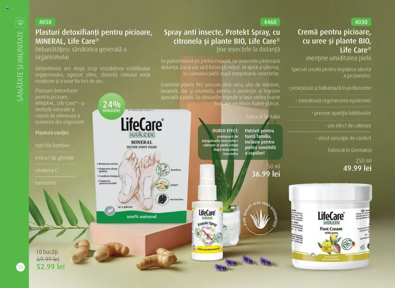 Life Care catalog - Aprilie/Octombrie – valabil de la 01.04.2025 | Pagină: 22 | Produse: Cremă, Ulei, Oțet, Yaşlı Köpek Konservesi