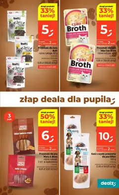 Dealz Gazetka od 03.07.2025 | Strona: 33 | Produkty: Przysmaki dla kota, Prosciutto, Przysmaki dla psa