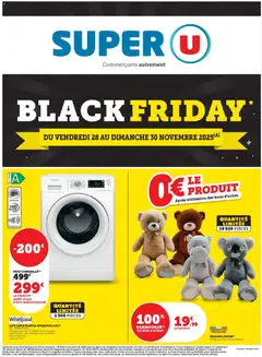 Super U - Prévisualisation de Super U Black Friday valide à partir de 28.11.2025