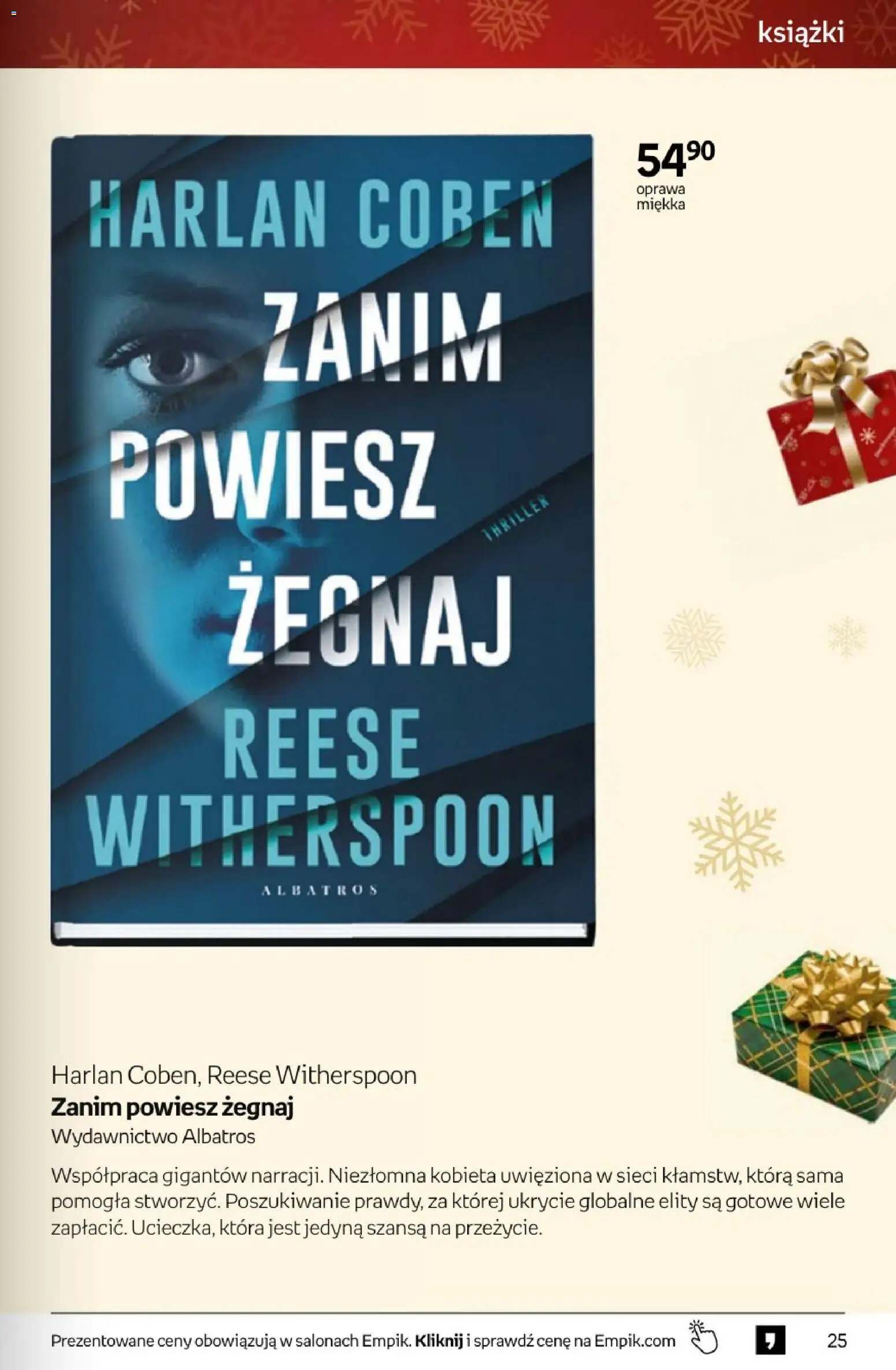 Empik promocje - Tom kultury Książki od 12.11.2025 | Strona: 25 | Produkty: Książki