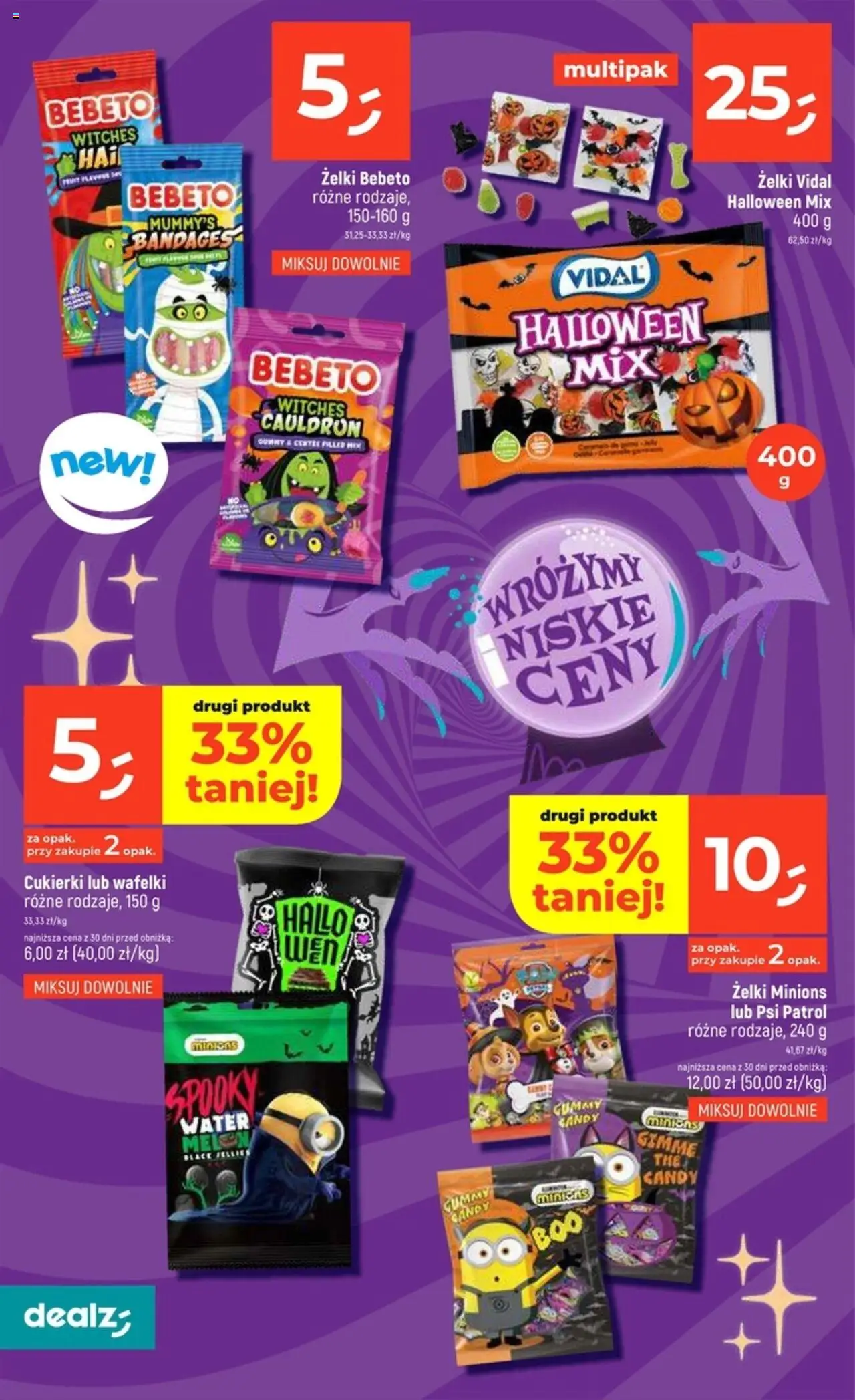 Dealz Gazetka od 11.09.2025 | Strona: 2 | Produkty: Wafelki, Żelki, Cukierki