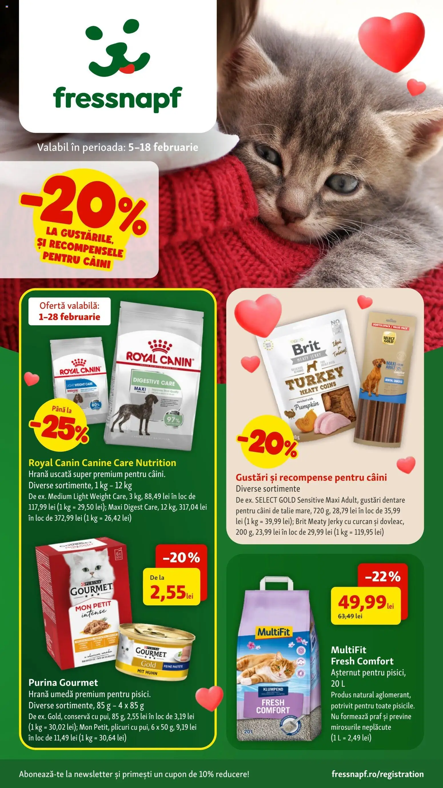 Noul catalog Fressnapf – valabil de la 05.02.2026 | Pagină: 1