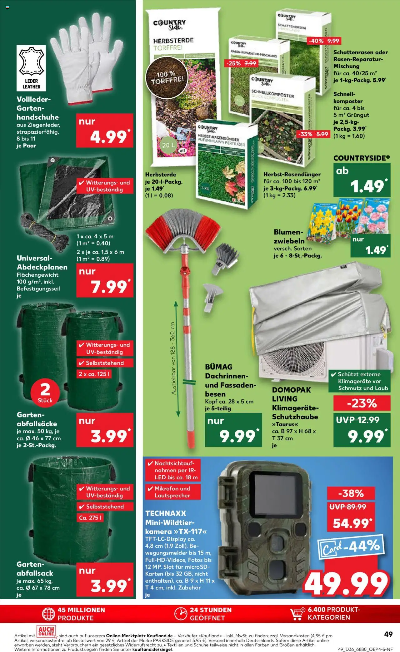 Kaufland prospekt Völklingen	 – gültig ab 07.09.2025 | Seite: 49 | Produkte: Kamera, Mikrofon, Blumen, Zwiebeln