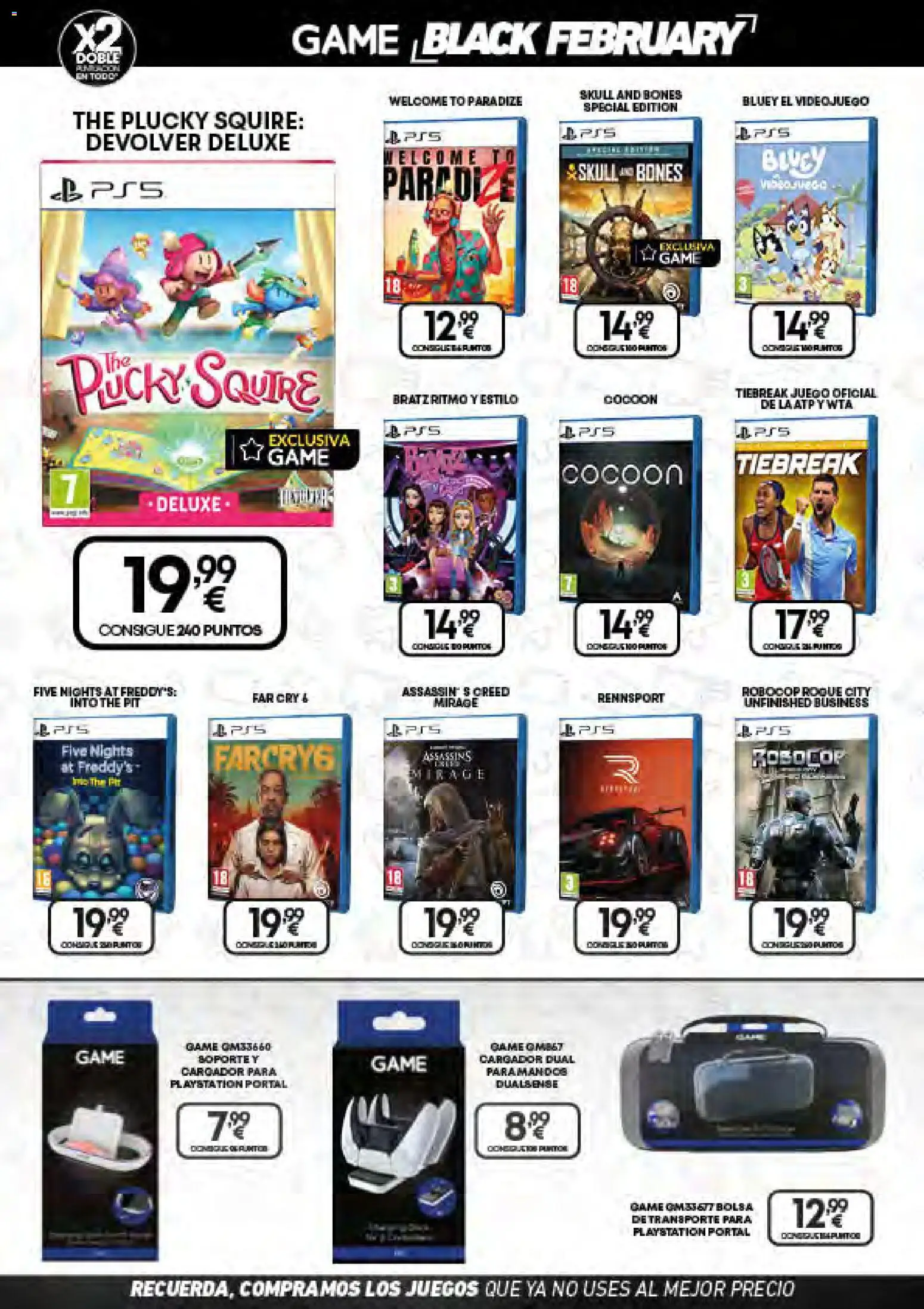 Game folleto │ válido desde el 25.02.2026 | Página: 4 | Productos: Playstation, Bolsa