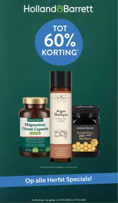 Holland & Barrett - Folder - Voorbeeld van een folder van Holland & Barrett, geldig van 13.10.2025