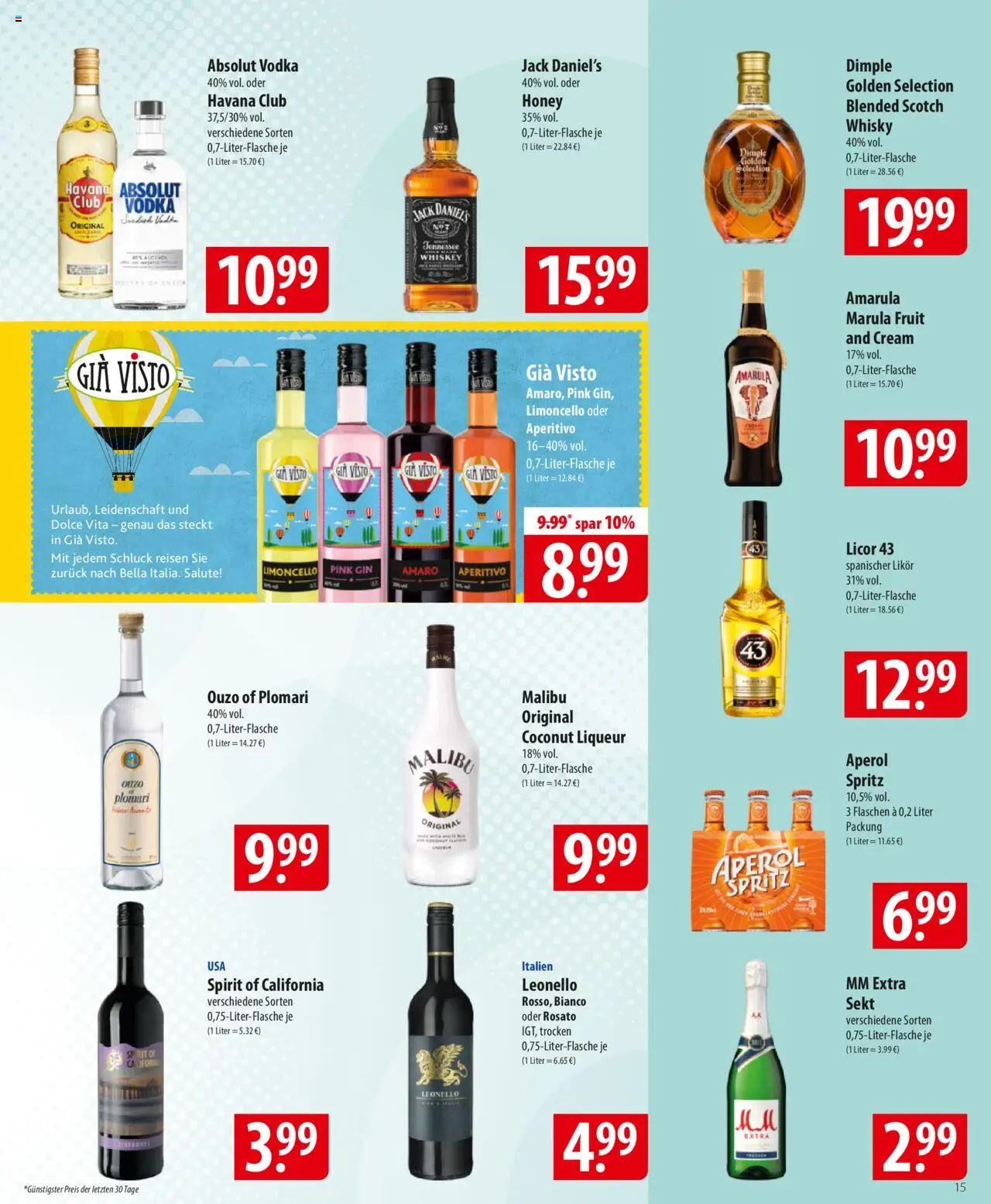 Famila Prospekt 	 - gültig ab dem 25.08.2025 | Seite: 15 | Produkte: Whisky, Jack Daniel's, Vodka, Whiskey