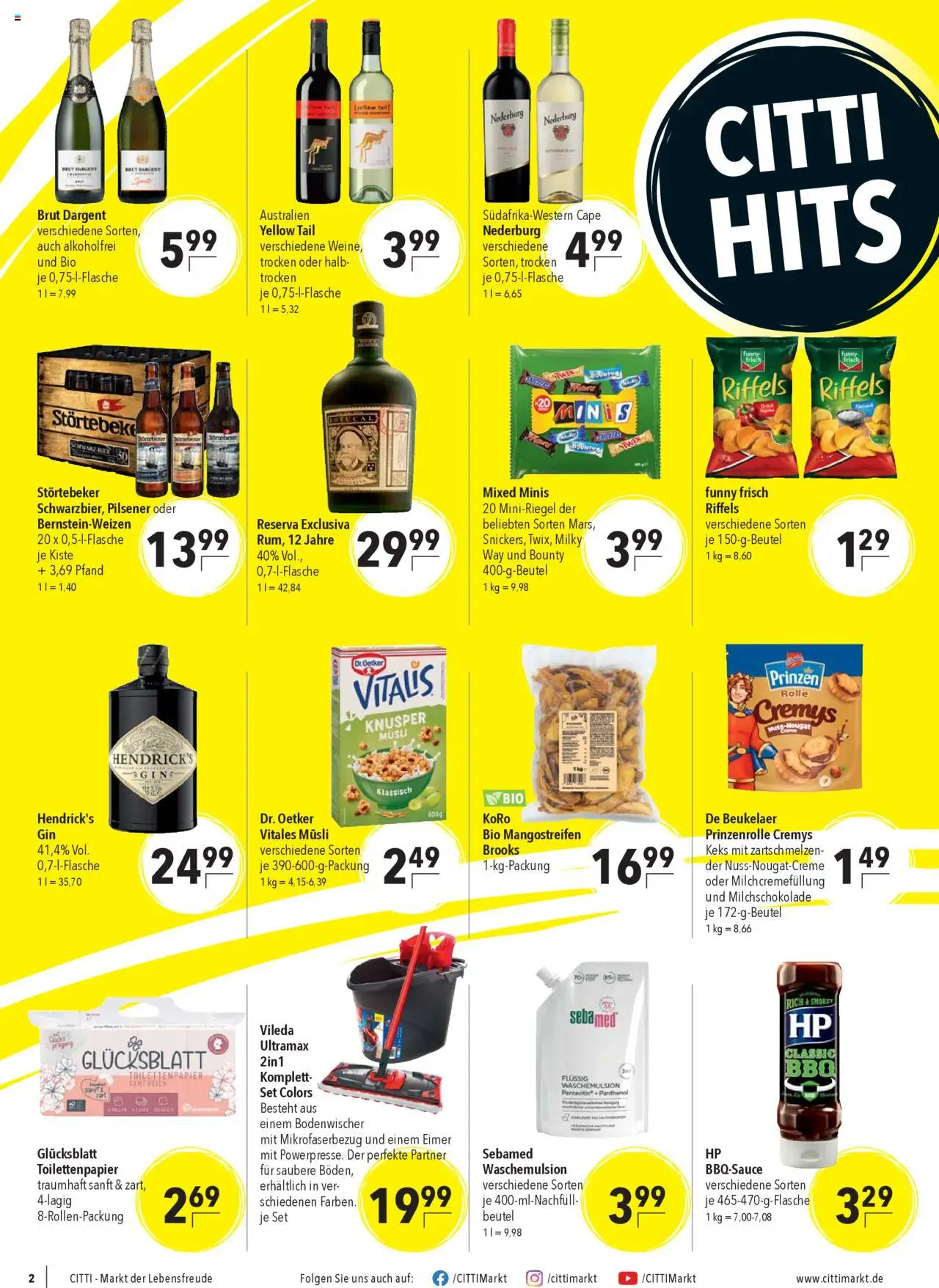 CITTI Tilbudsavis gyldig fra 20.08.2025 | Side: 2 | Produkter: Müsli