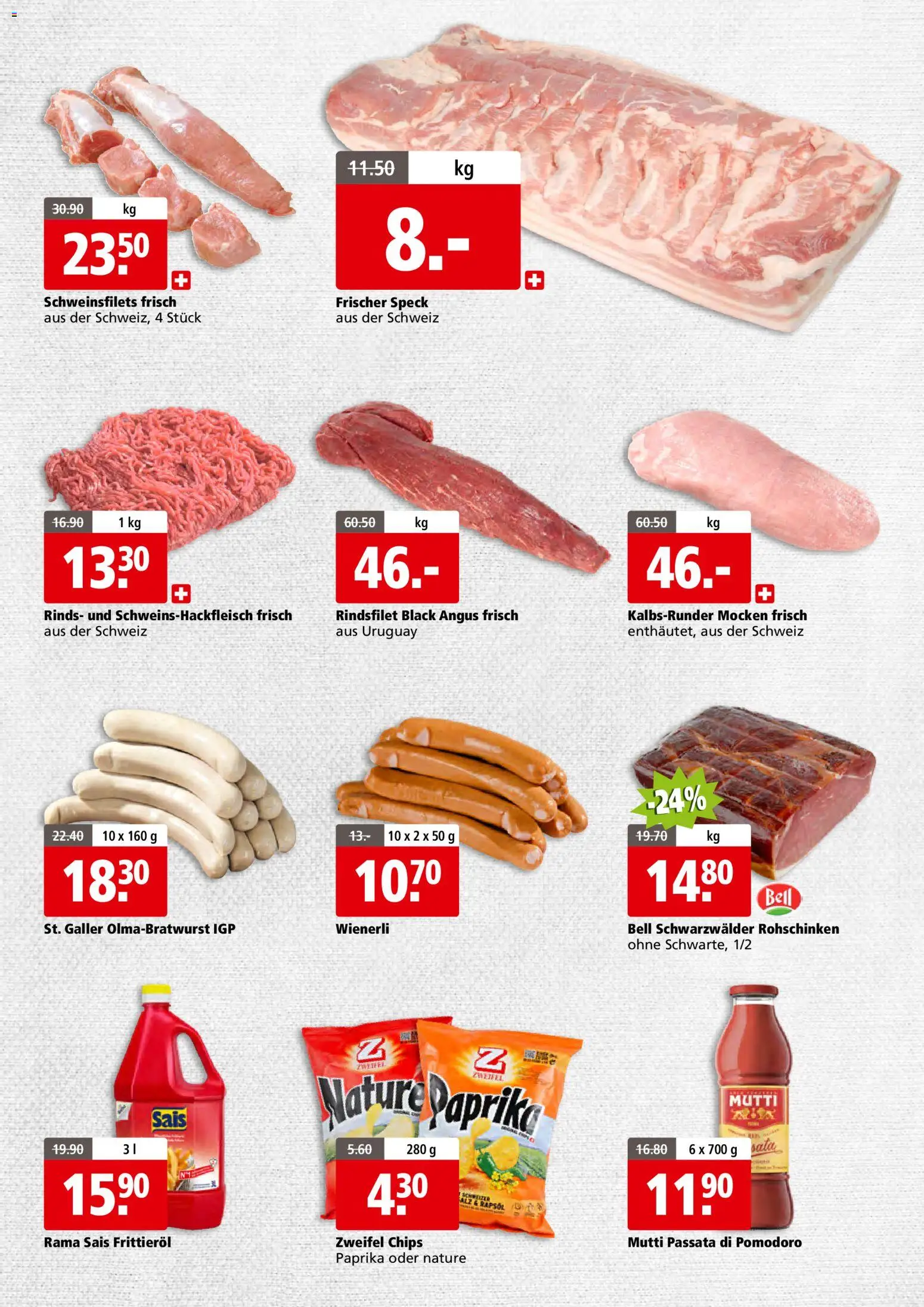 Aligro Aktionen Businesskunden - Schlieren, Gossau SG, Frauenfeld, Rapperswil-Jona, Sargans, Bern, Brüttisellen, Pratteln, Emmen, Spreitenbach – gültig ab 19.01.2026 | Seite: 3 | Produkte: Rapsöl, Chips