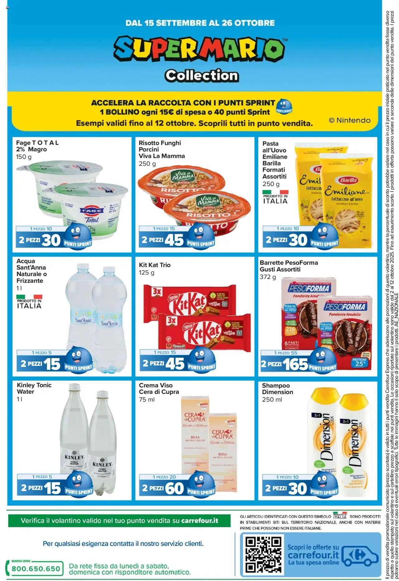 Volantino Carrefour del 02.10.2025 | Pagina: 18 | Prodotti: Balsamo, Crema, Pasta, Funghi