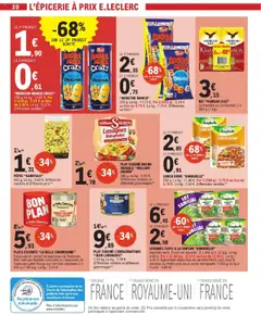 E.Leclerc - Prévisualisation de RIZ "TAUREAU AILÉ", Le Kamâlis ou Le Basmati 2 x 500 g (1 kg). valide à partir de 21.10.2025 | Page: 20 | Produits: Poids, Haricots verts, Pois, Pâtes