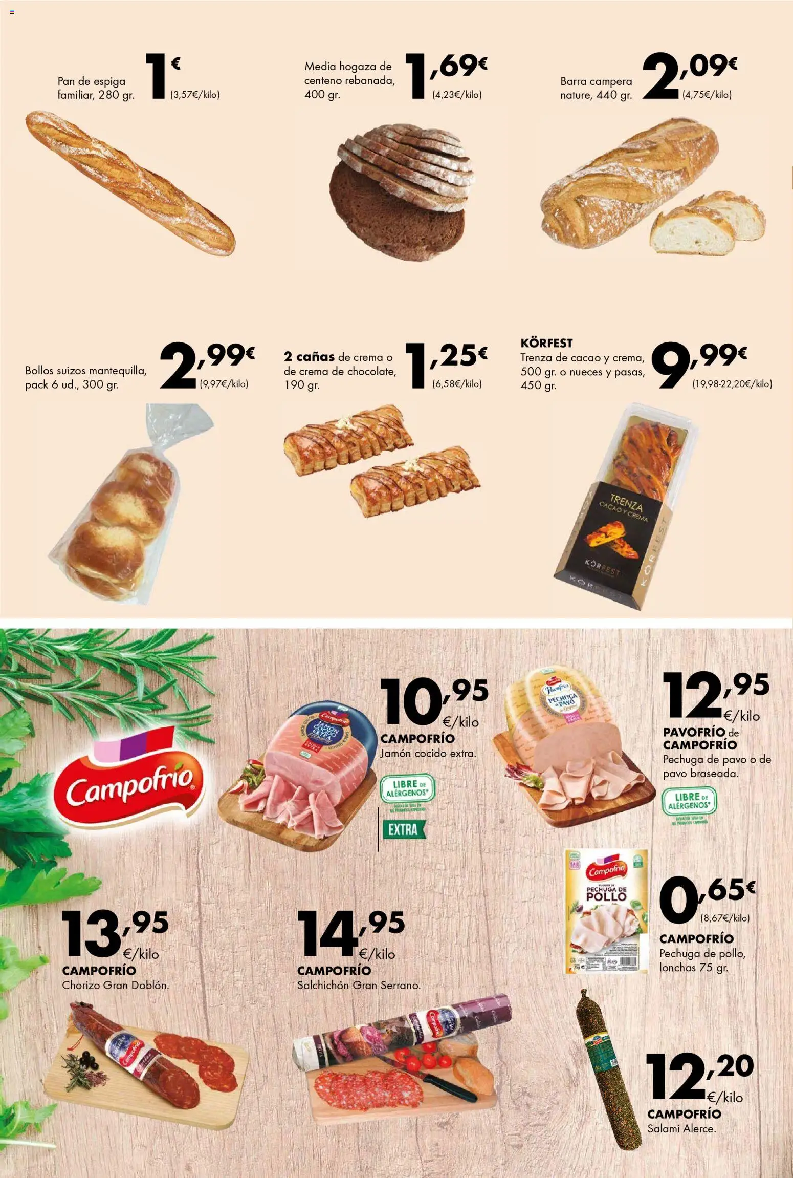 Lupa Supermercados folleto │ válido desde el 19.02.2026 | Página: 14 | Productos: Jamón, Crema, Salami, Φρυγανιές σικάλεως