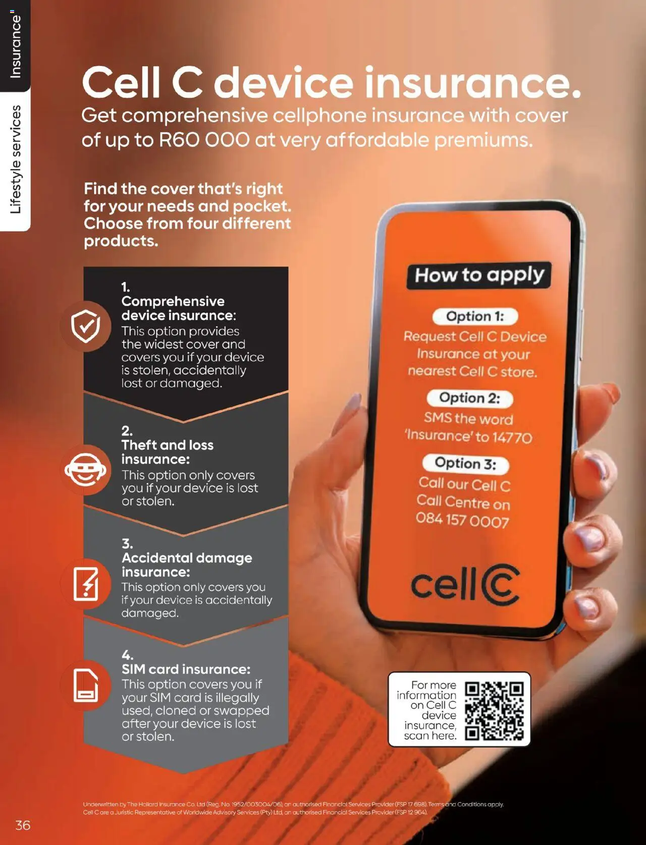 Cell C - Contract Deals │ valid from 01.08.2025 | Page: 36 | Products: Sim, Cover