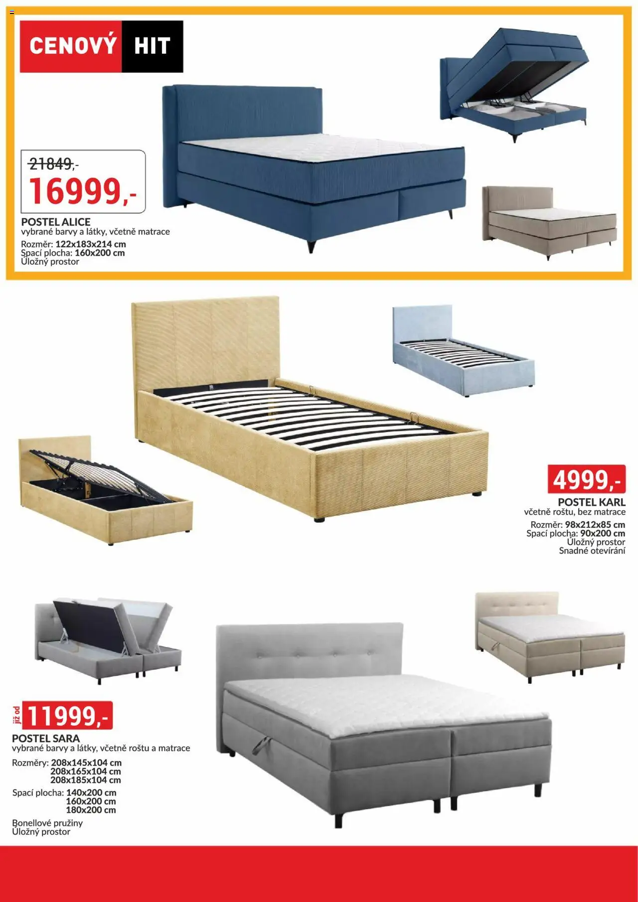BAUMAX leták - Moderní styl, dostupná cena od 01.08.2025 | Strana: 38 | Produkty: Postel, Matrace, Barvy