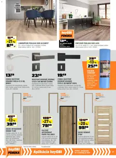 OBI leták platný od 01.12.2025 | Strana: 17 | Produkty: Dvere interiérové, Vinylová podlaha, Kovanie, Rám