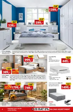 Black Red White promocje od 04.08.2025 | Strona: 6 | Produkty: Pościel, Szafa, Komoda, Szafka nocna