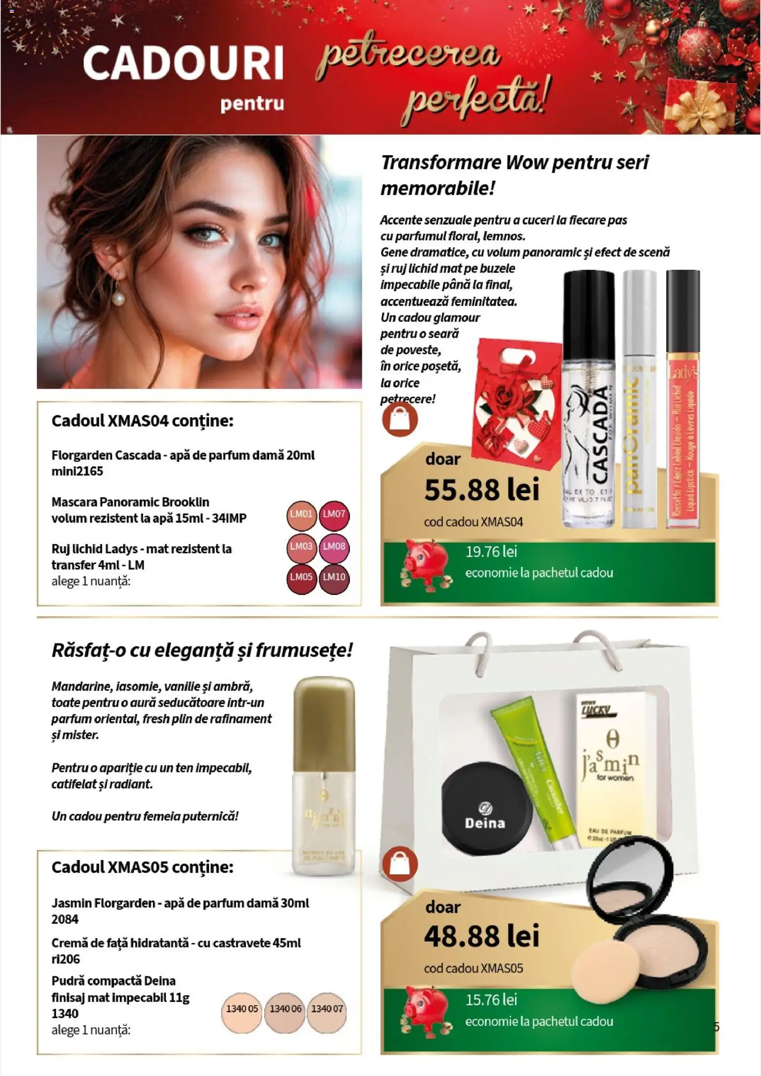 Noul catalog Lady’s – valabil de la 10.11.2025 | Pagină: 7 | Produse: Apă de parfum, Parfum, Ruj, Cremă