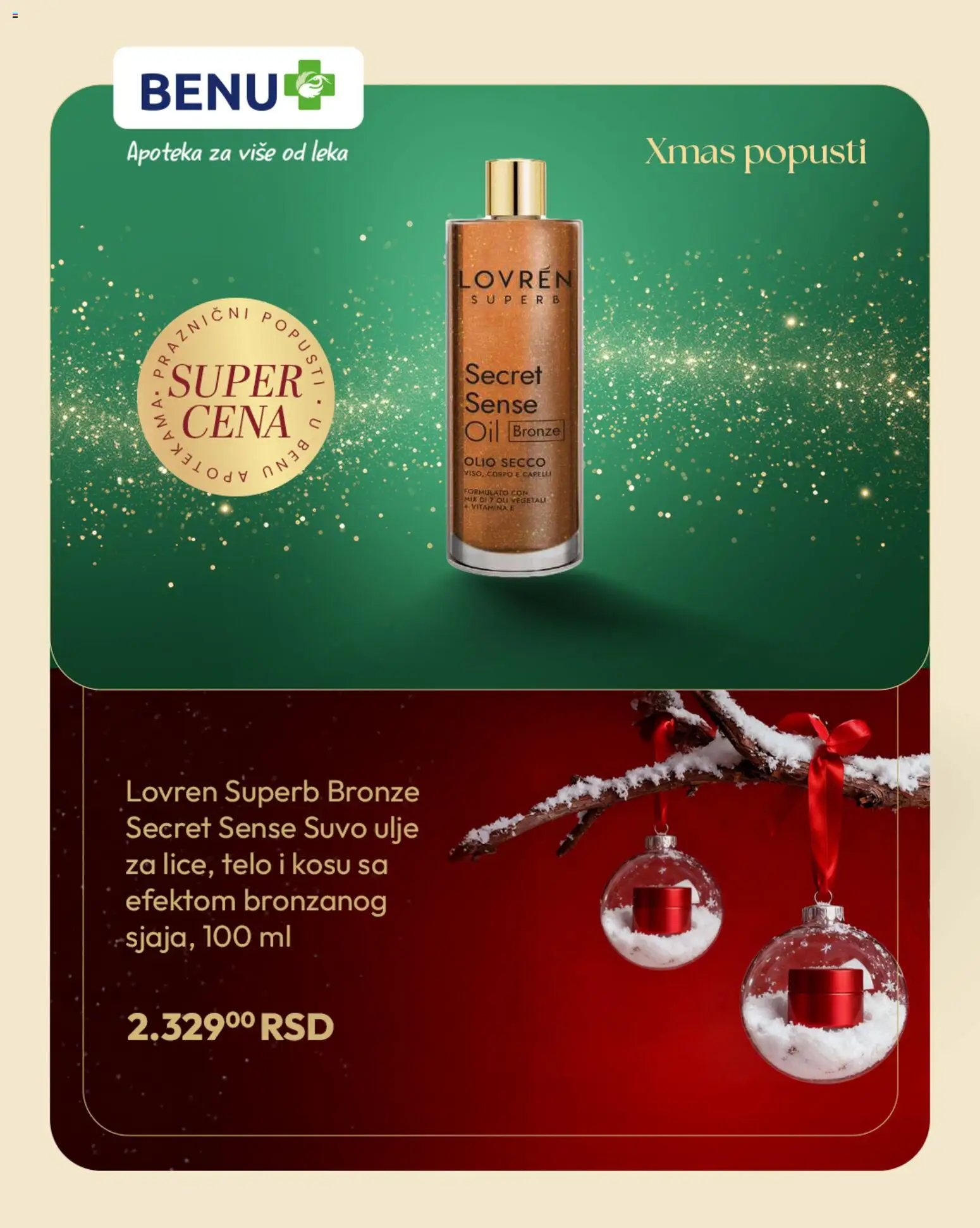 BENU katalog - važi od 19.12.2025 | Strana: 7 | Proizvode: Ulje