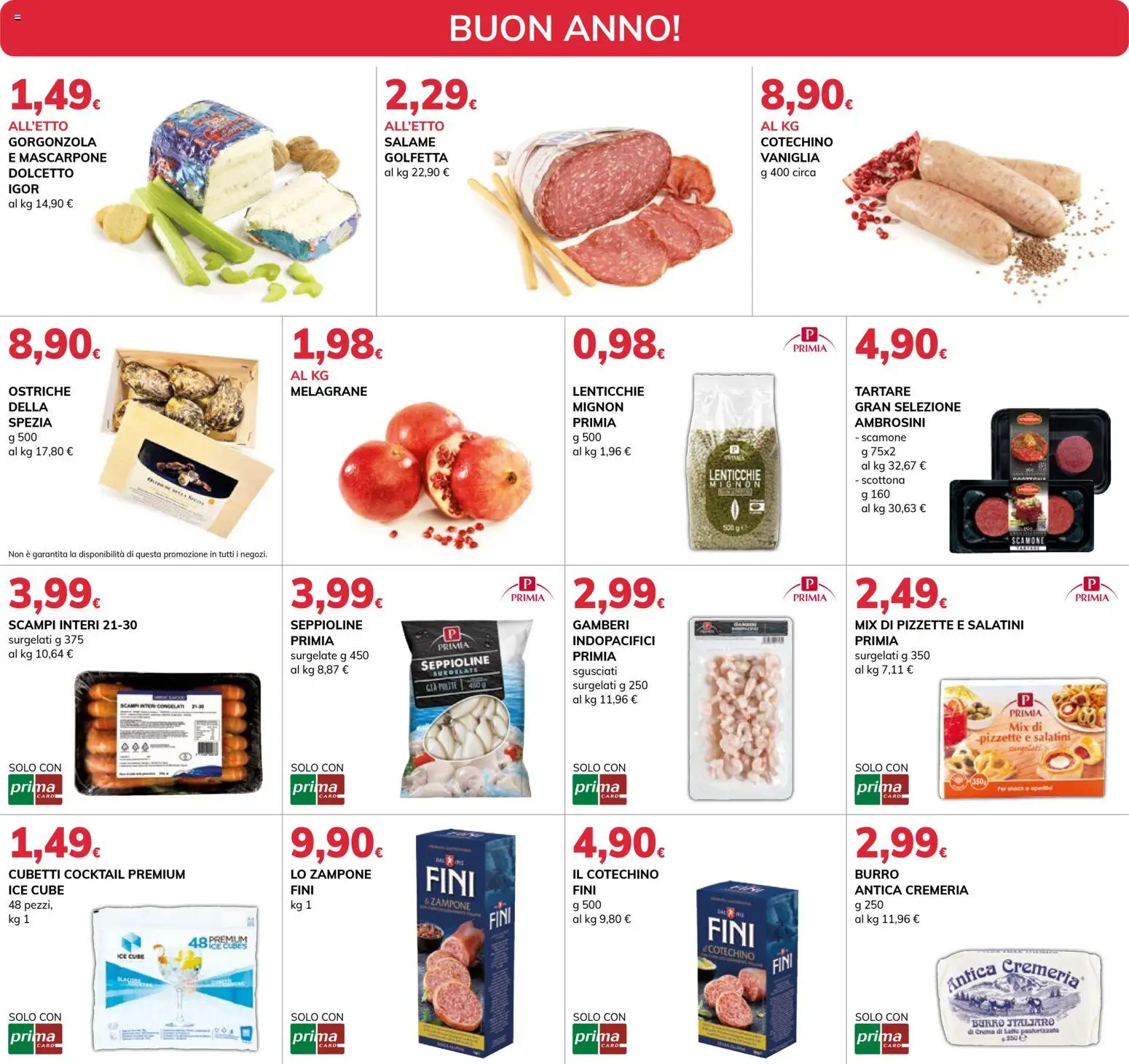 Volantino Basko del 27.12.2025 | Pagina: 2 | Prodotti: Salame, Lenticchie, Mascarpone, Cotechino