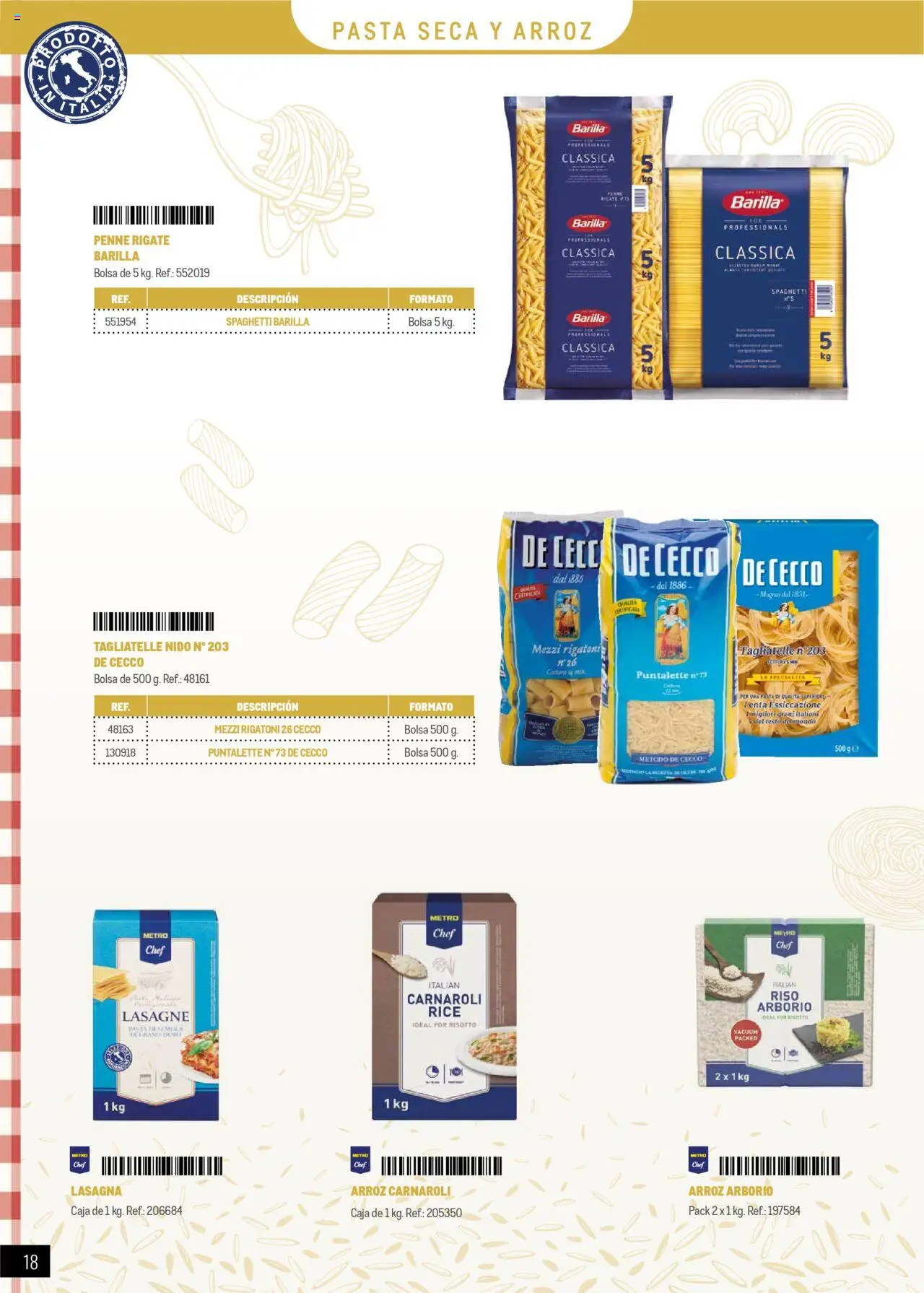 Makro - Restaurantes Italianos Canarias │ válido desde el 01.05.2025 | Página: 18 | Productos: Arroz, Bolsa, Caja, Δαχτυλίδι φωτός