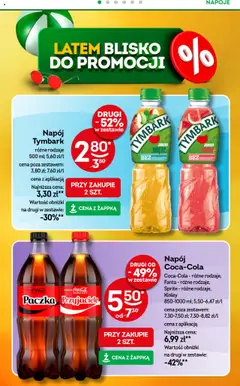 Żabka Gazetka od 02.07.2025 | Strona: 36 | Produkty: Napoje, Sprite, Coca cola, Mięta