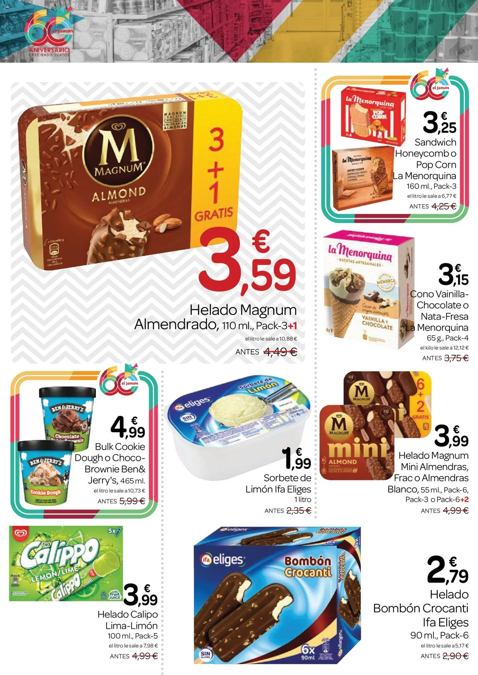 Supermercados El Jamón folleto │ válido desde el 26.03.2026 | Página: 20 | Productos: Chocolate, Helado