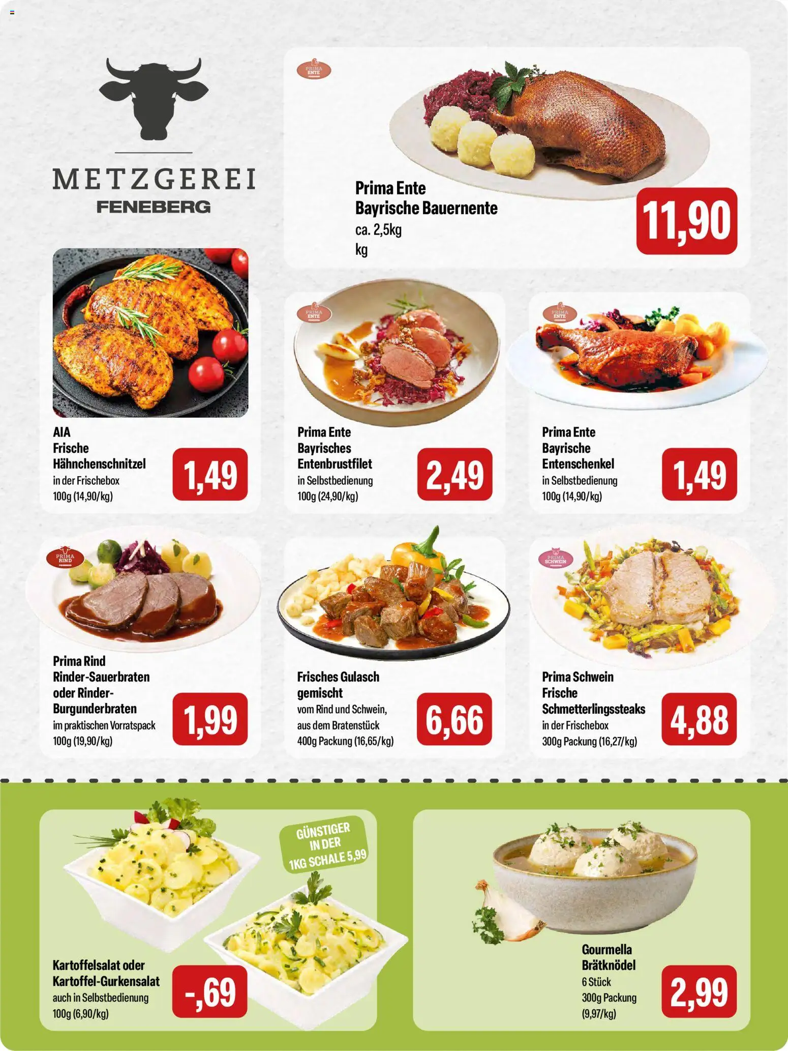 Feneberg Angebote – gültig ab 20.11.2025 | Seite: 2 | Produkte: Gulasch, Ente
