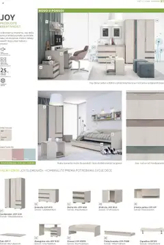 Jela katalog - pregled Jela kataloga - važi od 20.10.2025 | Strana: 91 | Proizvode: Krevet, Komoda, Polica, Sto