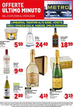 Anteprima del volantino Metro volantino Offerte ultimo minuto valido a partire dal 23.04.2026