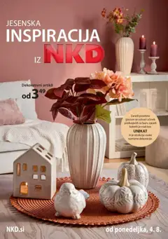 NKD katalog  jesenska inspiracija - pregled letaka veljavnega od 04.08.2025