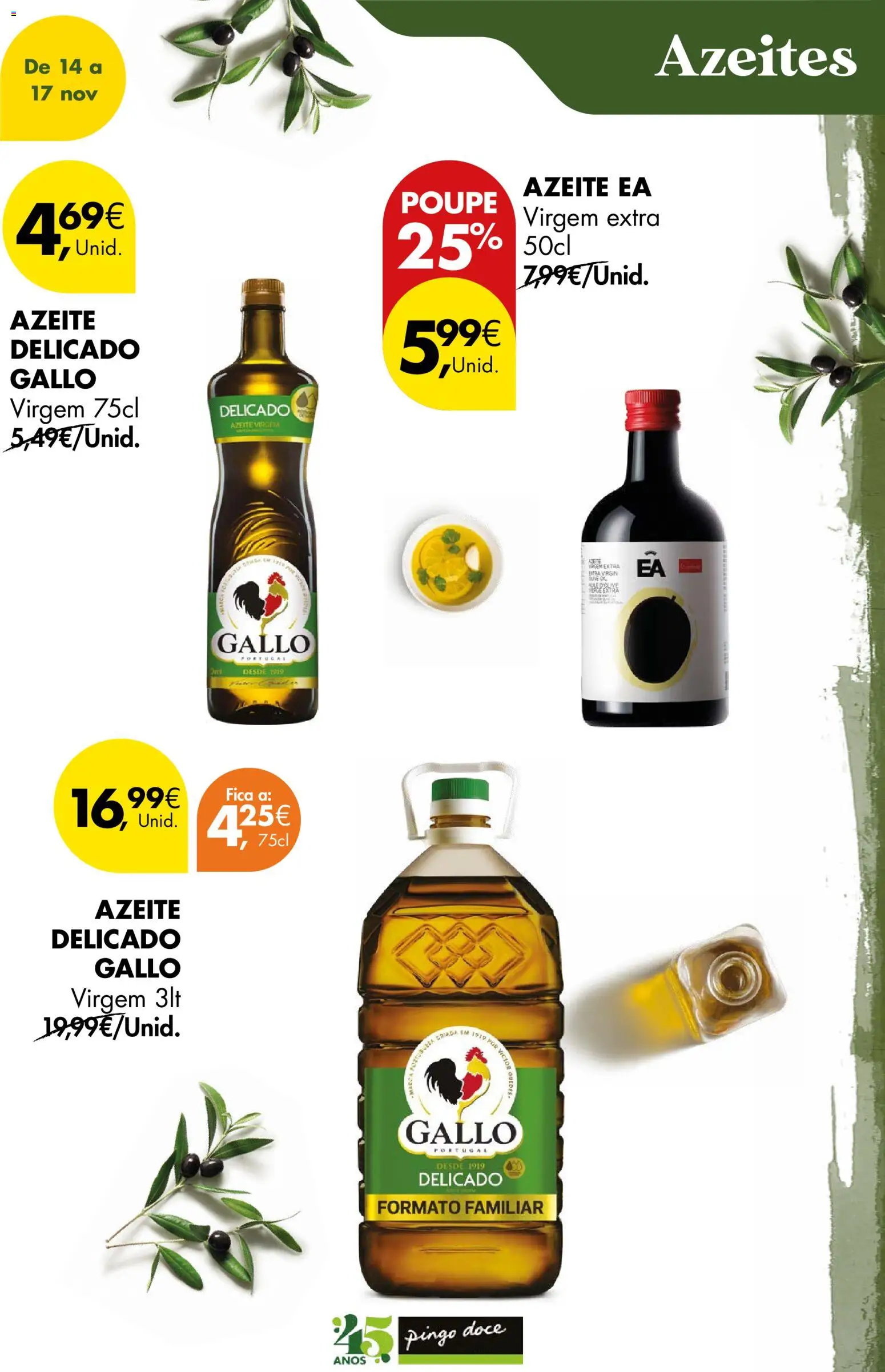 Pingo Doce Poupe este Fim de Semana │ válido de 14.11.2025 | Página: 21 | Produtos: Azeite