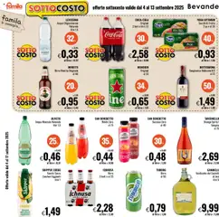 Volantino Famila del 04.09.2025 | Pagina: 10 | Prodotti: Acqua, Frutta, Arancia, Coca Cola