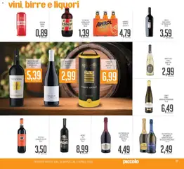 Anteprima del volantino Piccolo volantino valido a partire dal 26.03.2026 | Pagina: 27 | Prodotti: Birra, Vino, Spumante, Aperol
