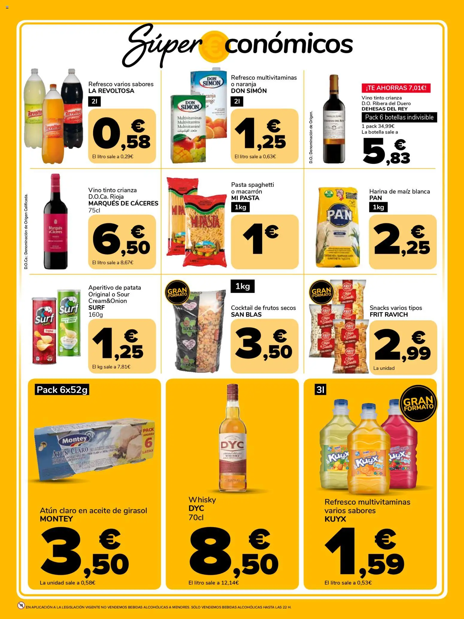 Supeco folleto │ válido desde el 22.01.2026 | Página: 6 | Productos: Aceite, Vino, Frutos secos, Whisky