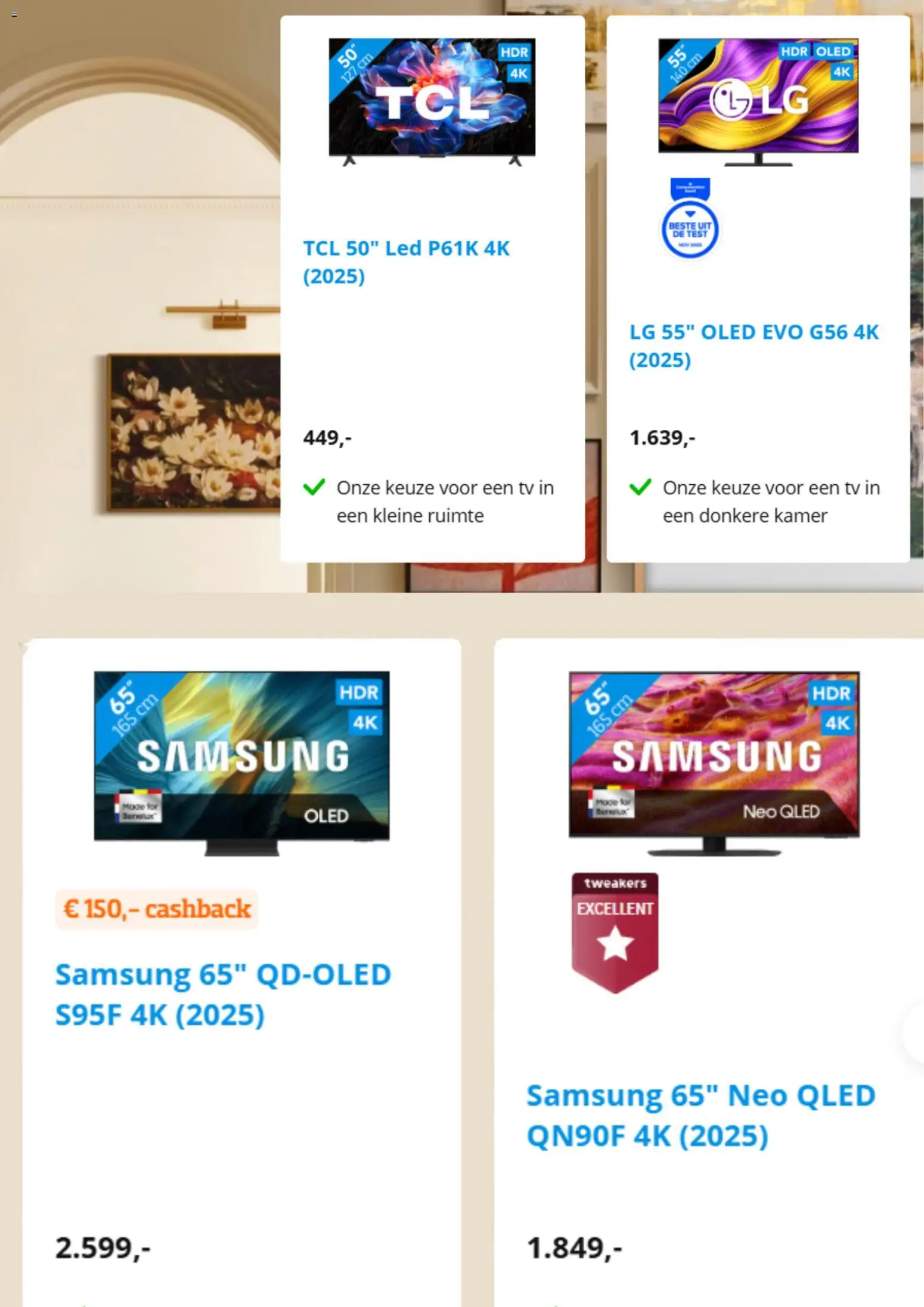 {H1} | Pagina: 3 | Producten: Tv