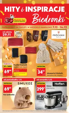 Pogląd oferty "Biedronka gazetka - Hity i inspiracje" - ważna od 29.11.2025