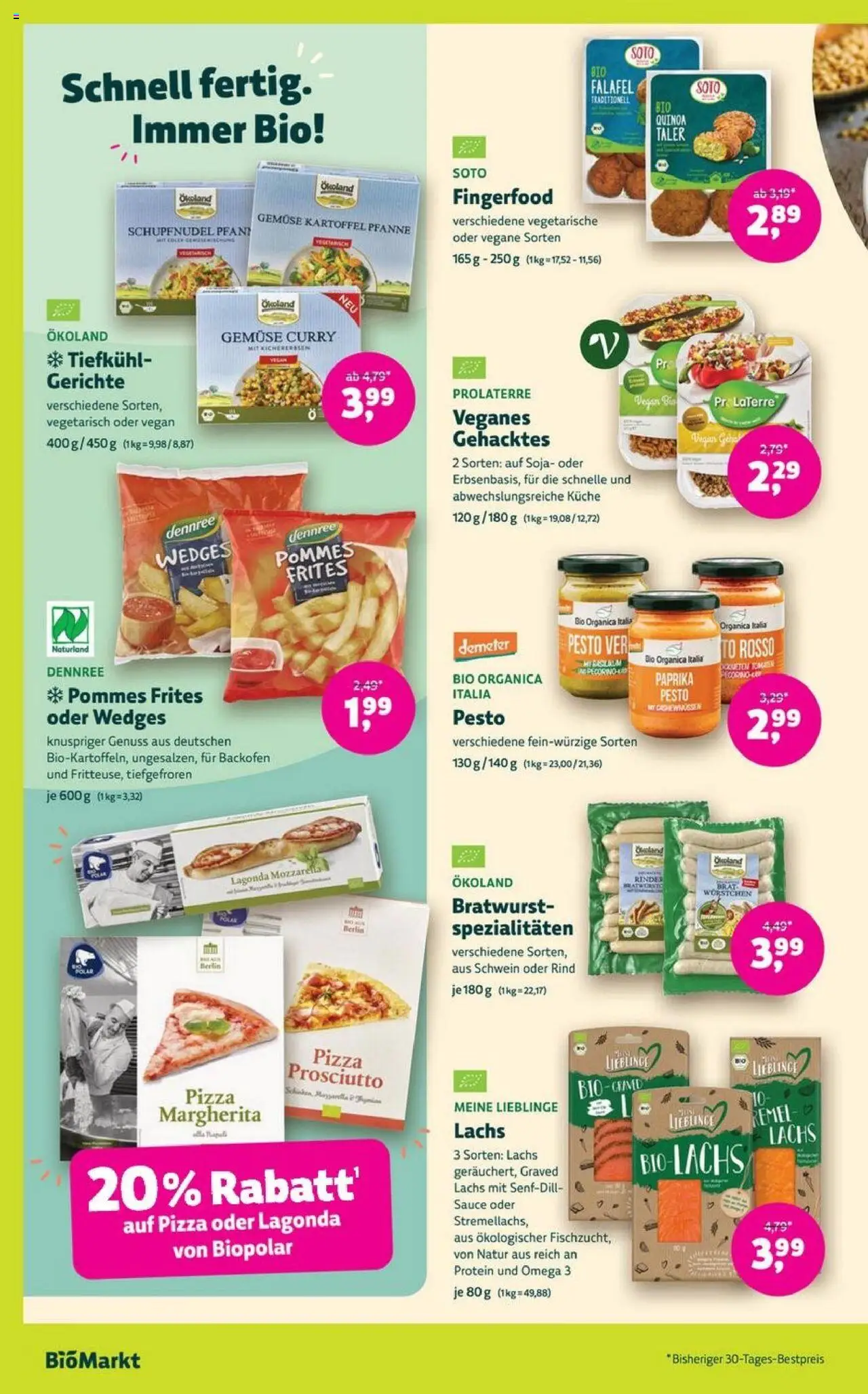 Denns BioMarkt Angebote – gültig ab 24.09.2025 | Seite: 6 | Produkte: Pommes, Lachs, Paprika, Backofen