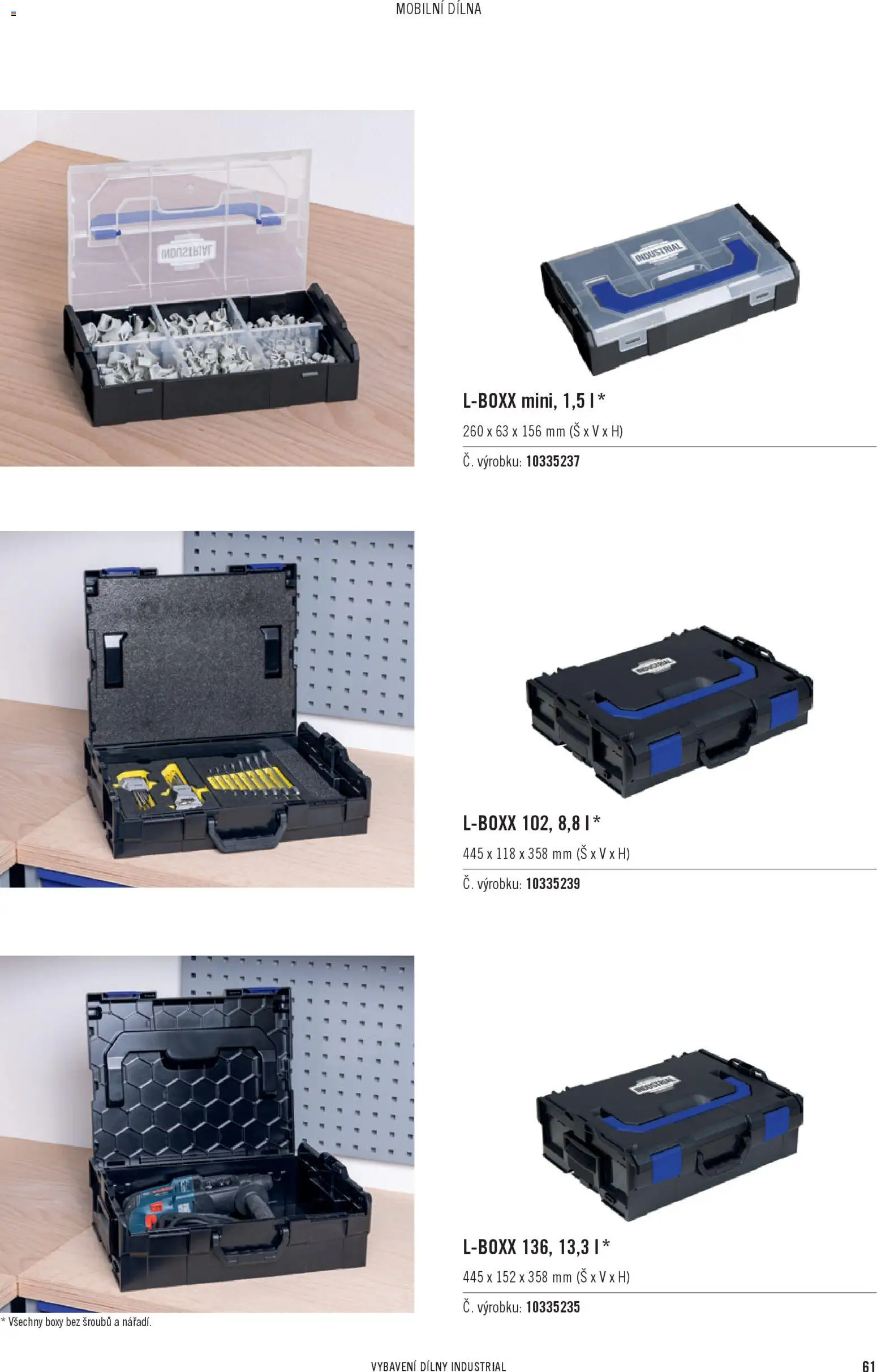 HORNBACH leták - Industrial vybavení dílny od 01.01.2026 | Strana: 61