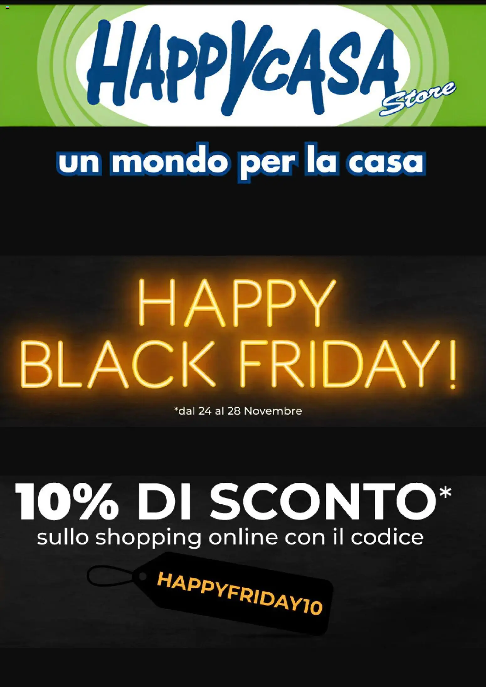 Volantino Happy Casa del 28.11.2025 | Pagina: 1