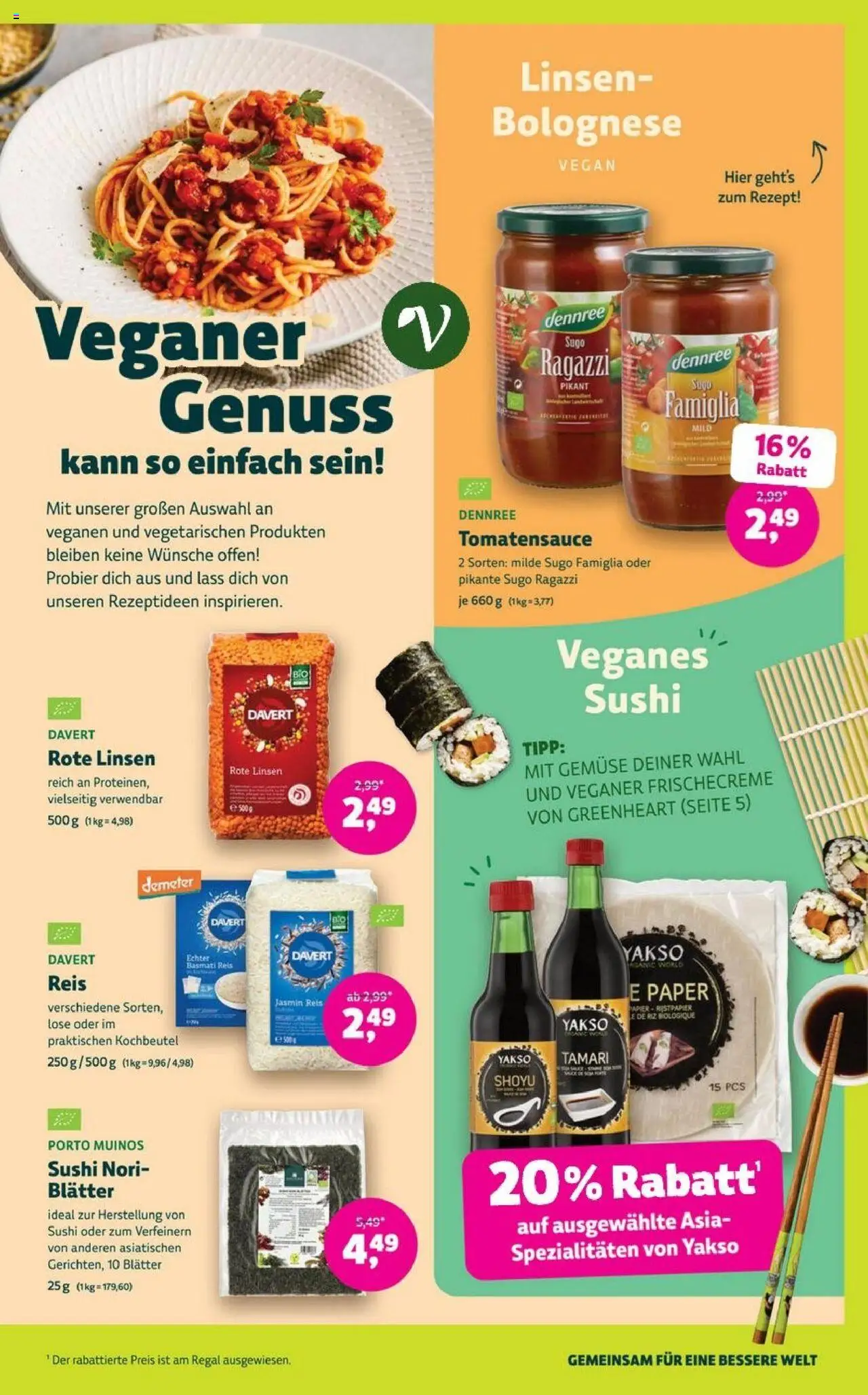 Denns BioMarkt Angebote – gültig ab 24.09.2025 | Seite: 7 | Produkte: Regal, Gemüse, Reis