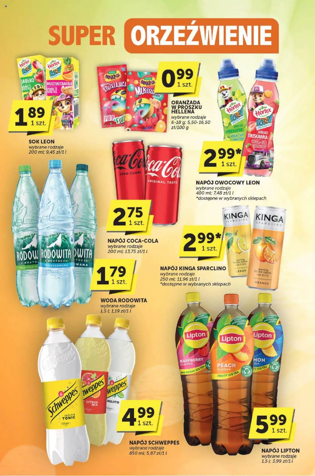 Groszek Gazetka - Katalog od 21.08.2025 | Strona: 23 | Produkty: Winogrono, Ice Tea, Oranżada w proszku, Sok